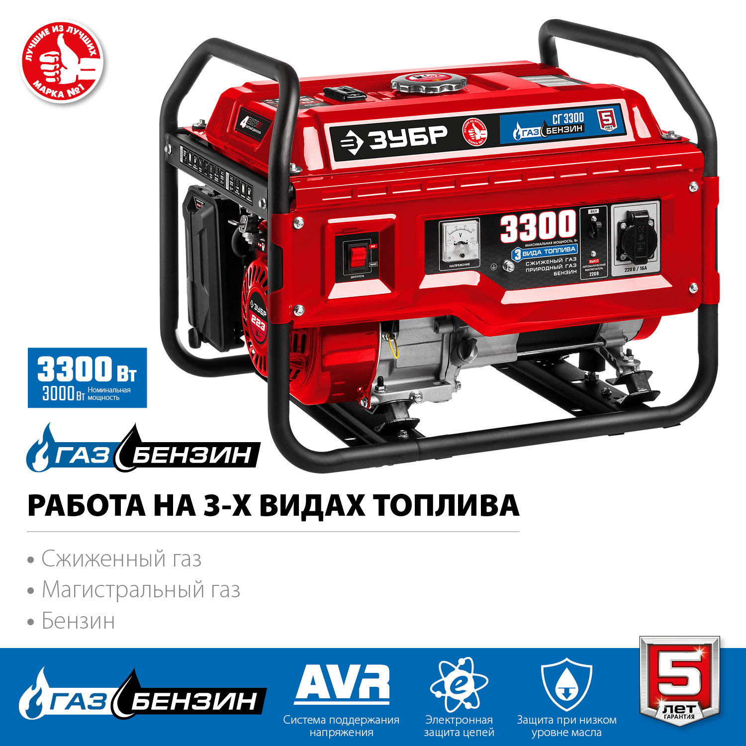 Генератор газовый СГ-3300