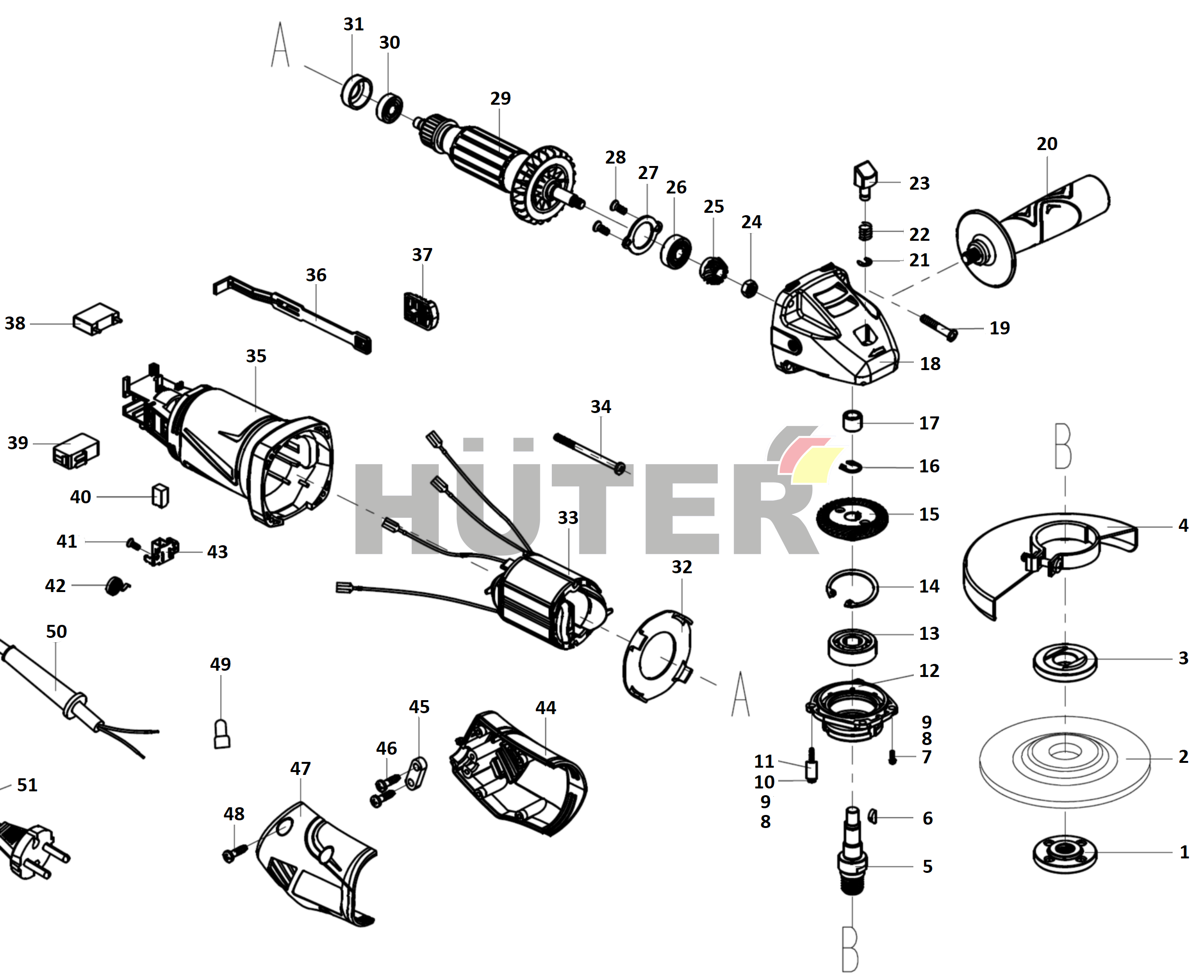 УШМ-125900 (до JLW3) JLW 72/12/1