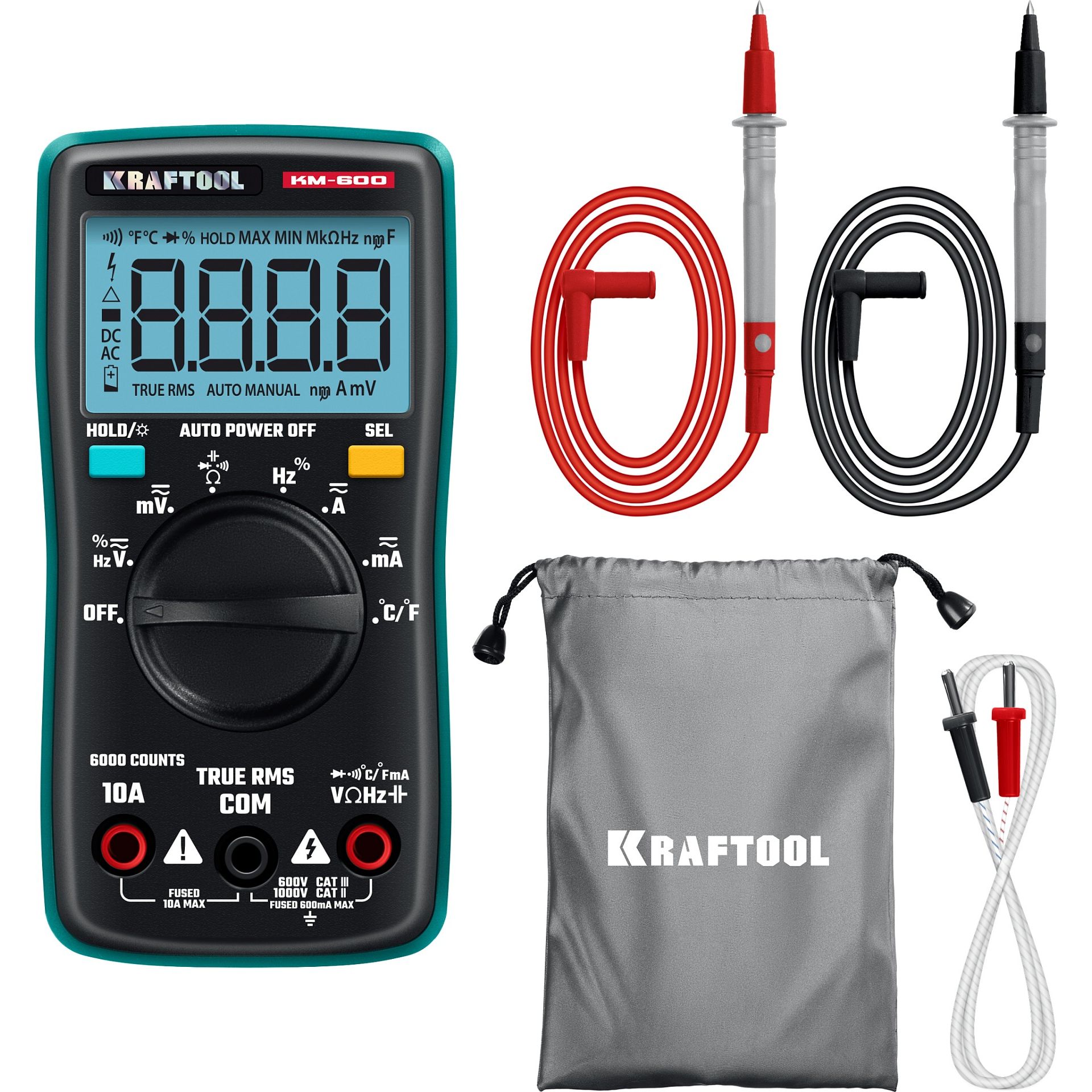 Мультиметр цифровой  KM-600 59854