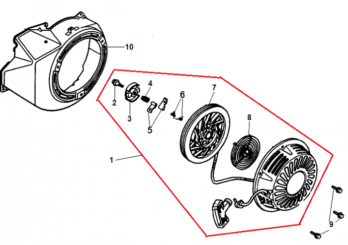 8 СТАРТЕР ГЕНЕРАТОР CHAMPION GG3000