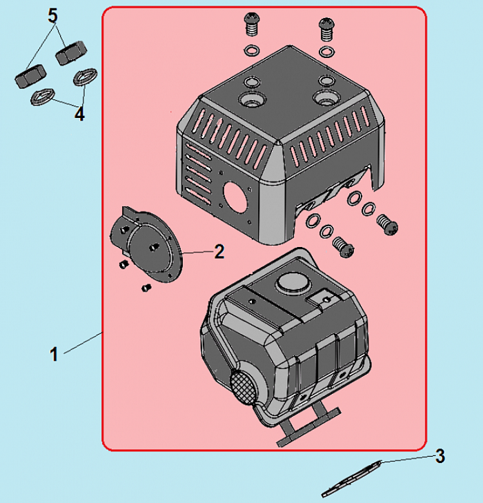 14 ГЛУШИТЕЛЬ КУЛЬТИВАТОР CHAMPION BC8716
