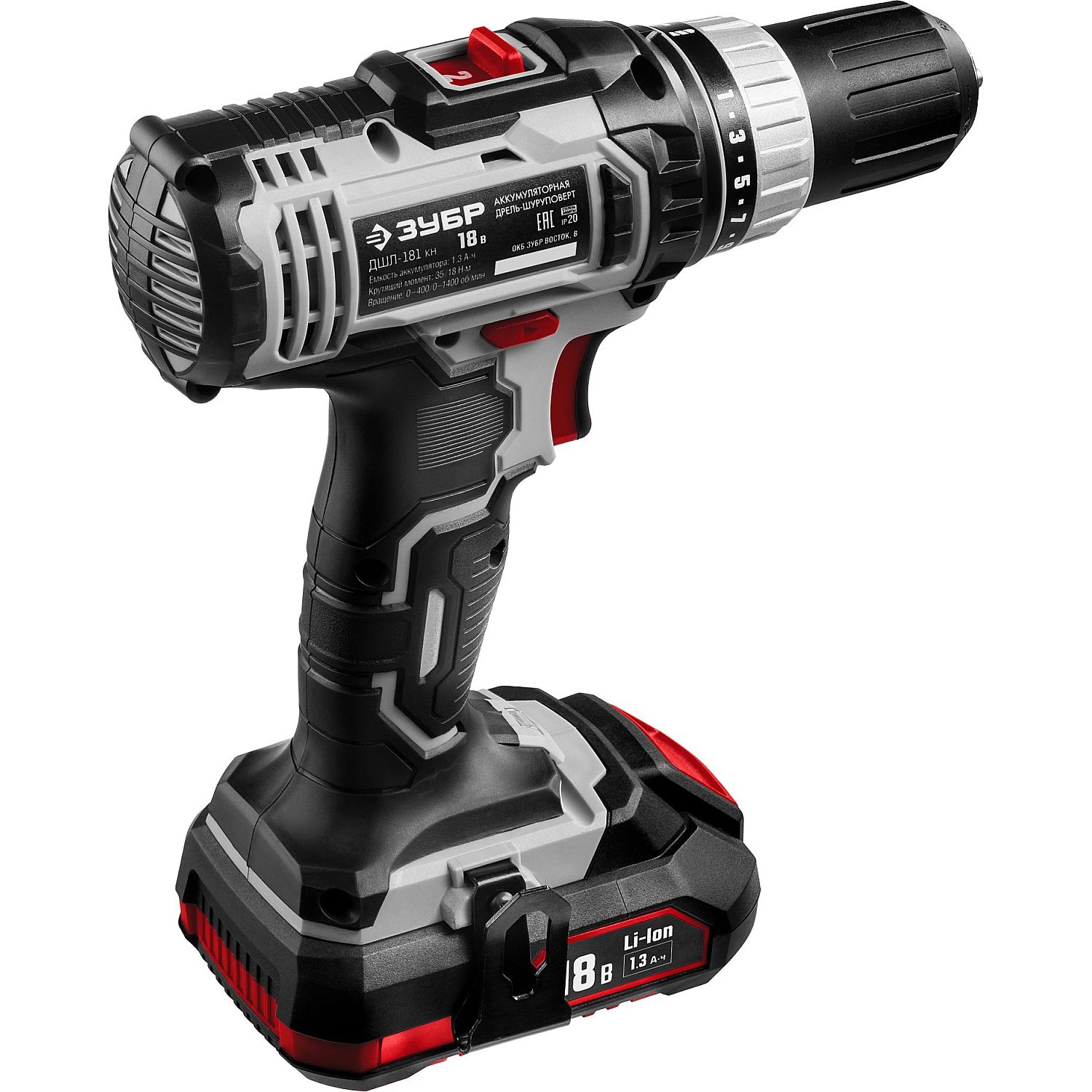 Дрель-шуруповерт, 2 АКБ ДШЛ-181 КН