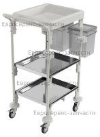 НОВИНКА! Тележка медицинская универсальная ТМп-"КРОНТ"-5п с принадлежностями